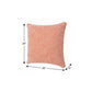 20" X 20" Orange And White 100% Cotton Geometric Zippered Pillow