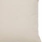 20" X 20" Yellow And White 100% Cotton Striped Zippered Pillow