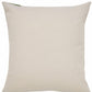 20" X 20" Yellow And White 100% Cotton Striped Zippered Pillow
