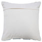 18" Gray and Beige Throw Pillow