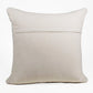 20" X 20" Jade Green And White 100% Cotton Geometric Zippered Pillow