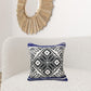 20" Blue and White Throw Pillow
