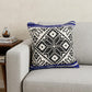 20" Blue and White Throw Pillow