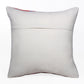 20" Red and White Throw Pillow