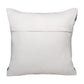 20" X 20" Green White And Blue 100% Cotton Geometric Zippered Pillow