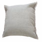 14" X 36" Light Blue Cotton Lumbar Throw Pillow With Fringe