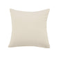 18" Orange and Off White Throw Pillow