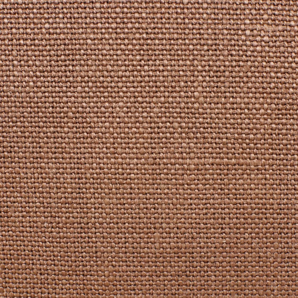 20" Brown Linen Throw Pillow