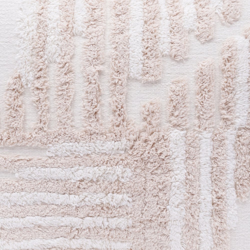 22" Sage Green and White Geometric Cotton Throw Pillow