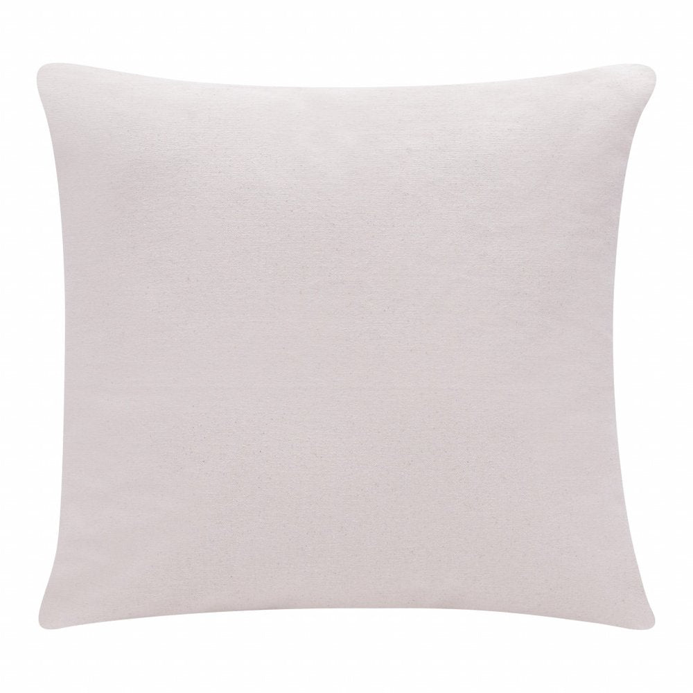 20" X 20" Ocean Blue Linen Zippered Pillow