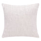 20" Blue And Ivory Cotton Striped Throw Pillow