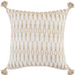 20" Ivory Throw Pillow