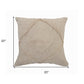 20" X 20" Birch 100% Cotton Geometric Zippered Pillow