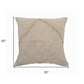 20" X 20" Birch 100% Cotton Geometric Zippered Pillow