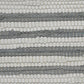 18" X 18" White Gray And Tan 100% Cotton Striped Zippered Pillow