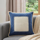 14" X 36" Golden Yellow And Cream 100% Cotton Zippered Pillow