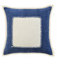 14" X 36" Golden Yellow And Cream 100% Cotton Zippered Pillow