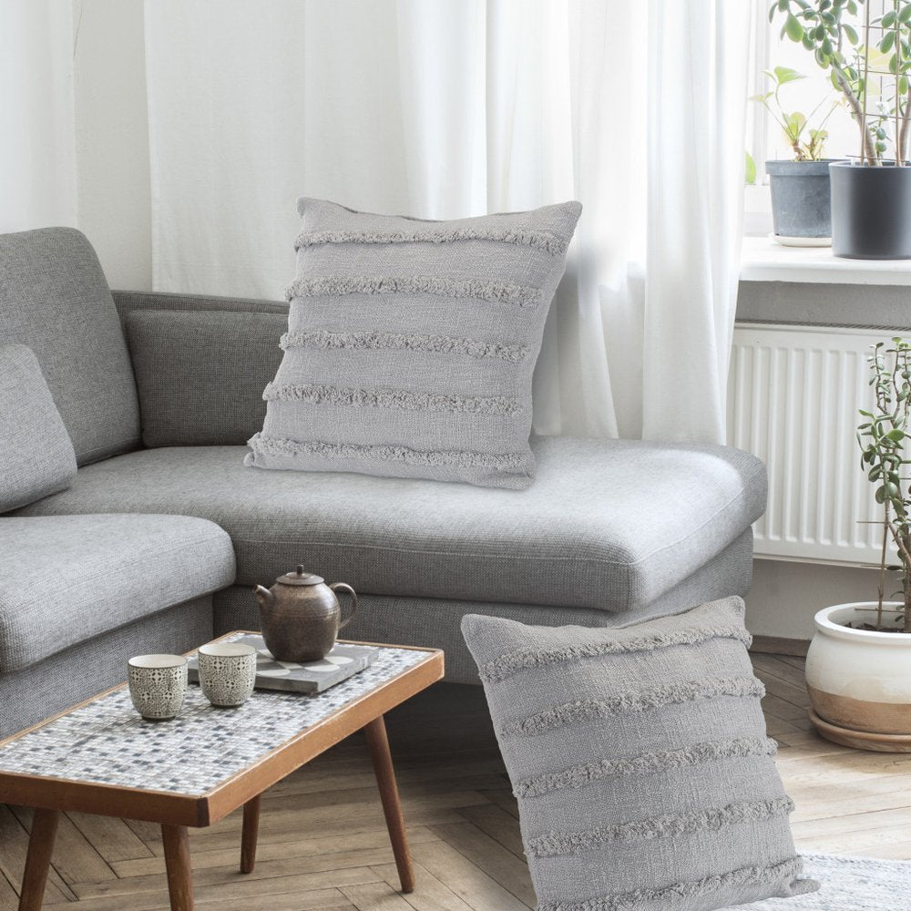 20" Pearl Cotton Throw Pillow