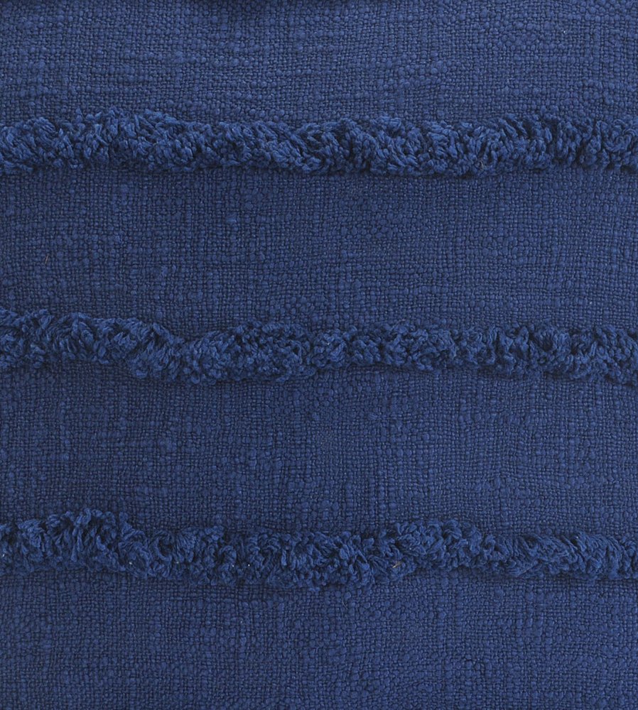 20" X 20" Gray 100% Cotton Zippered Pillow