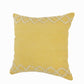 20" Yellow and White Throw Pillow