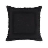 20" X 20" Sky Blue And White 100% Cotton Geometric Zippered Pillow