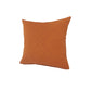 20" Orange And Dark Orange Diamond Cotton Throw Pillow