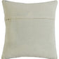 20" X 20" Gray Black Yellow And Ivory 100% Cotton Geometric Zippered Pillow