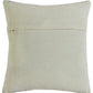 20" X 20" Gray Black Yellow And Ivory 100% Cotton Geometric Zippered Pillow