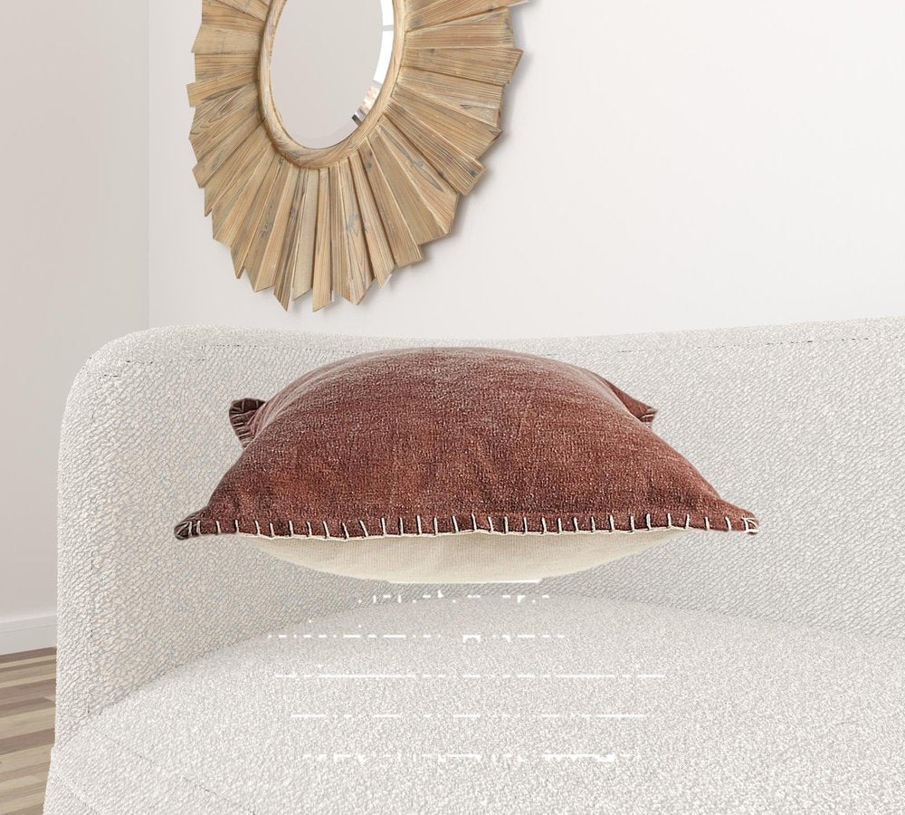 24" Blue Throw Pillow