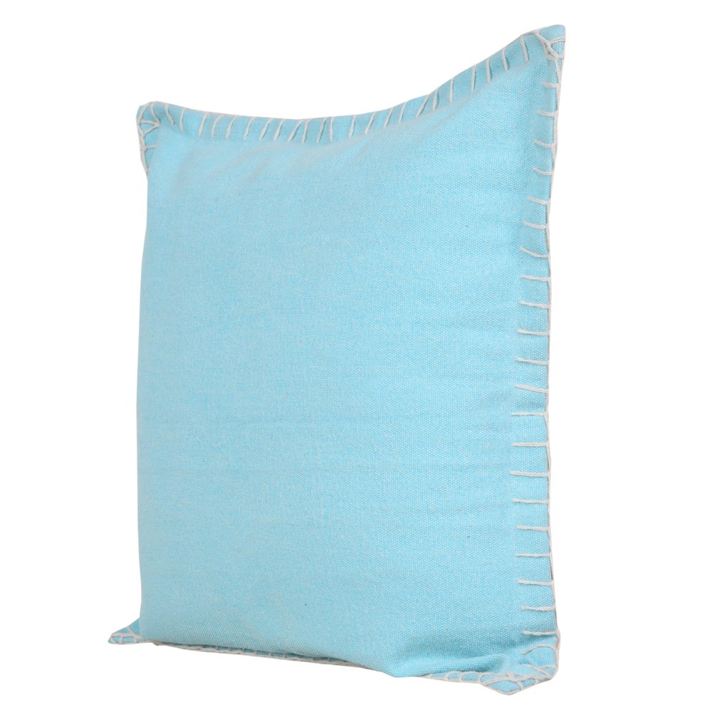14" X 36" Beige Cotton Throw Pillow