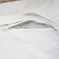 14" X 36" Beige Cotton Throw Pillow