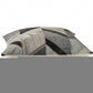 20" Gray and Brown Throw Pillow