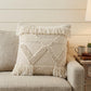 20" Ivory Throw Pillow