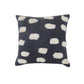 20" X 20" Gray 100% Cotton Zippered Pillow