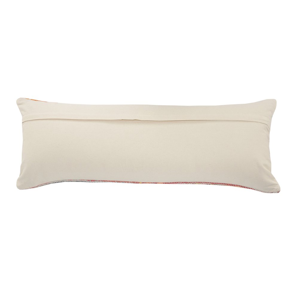 18" Blue and White Throw Pillow