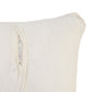 14" X 36" White Red Blue Orange And Green 100% Cotton Geometric Zippered Pillow