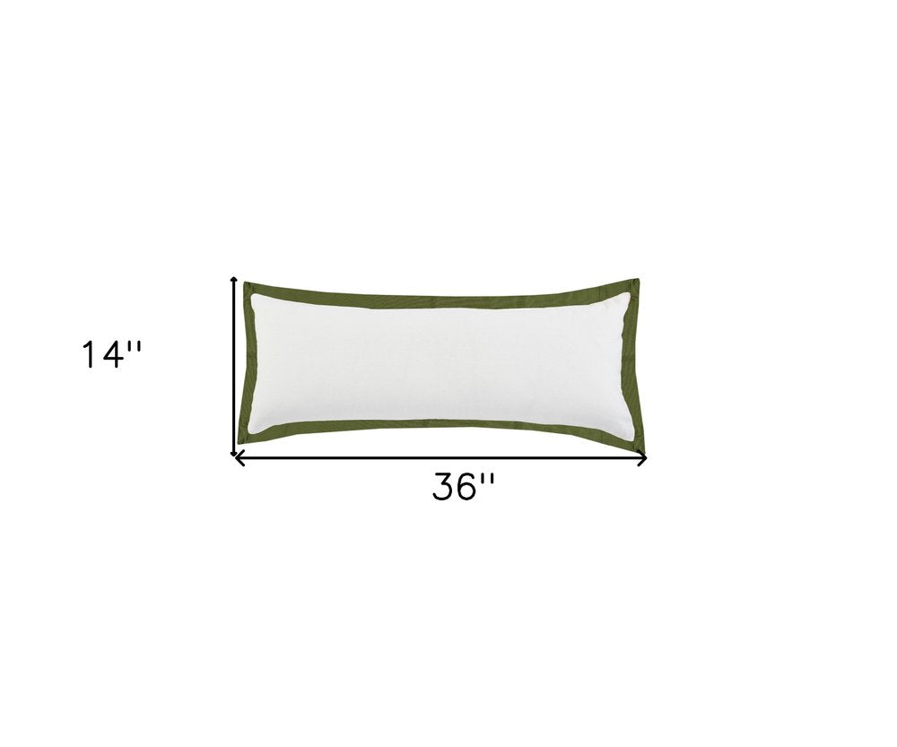 20" X 20" White And Golden Yellow 100% Cotton Geometric Zippered Pillow