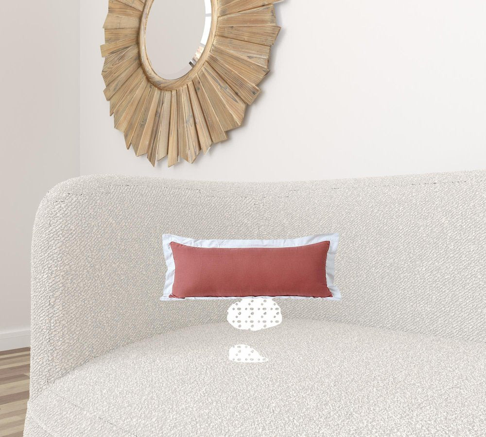 20" X 20" White And Golden Yellow 100% Cotton Geometric Zippered Pillow