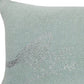 14" X 36" Silver Fabric Throw Pillow