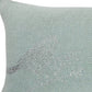 14" X 36" Silver Fabric Throw Pillow