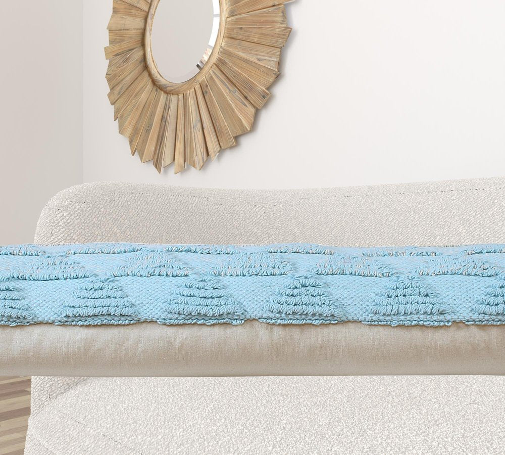 18" Gray and Beige Throw Pillow