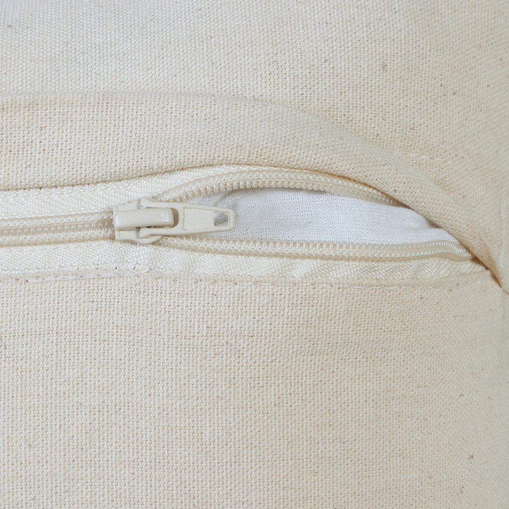 18" Gray and Beige Throw Pillow