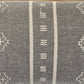 14" X 36" Gray Throw Pillow
