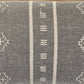 14" X 36" Gray Throw Pillow