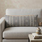 14" X 36" Gray Throw Pillow