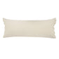 20" Cream Gray And Tan Cotton Striped Throw Pillow