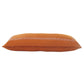 14" X 36" Orange And Dark Orange 100% Cotton Geometric Zippered Pillow