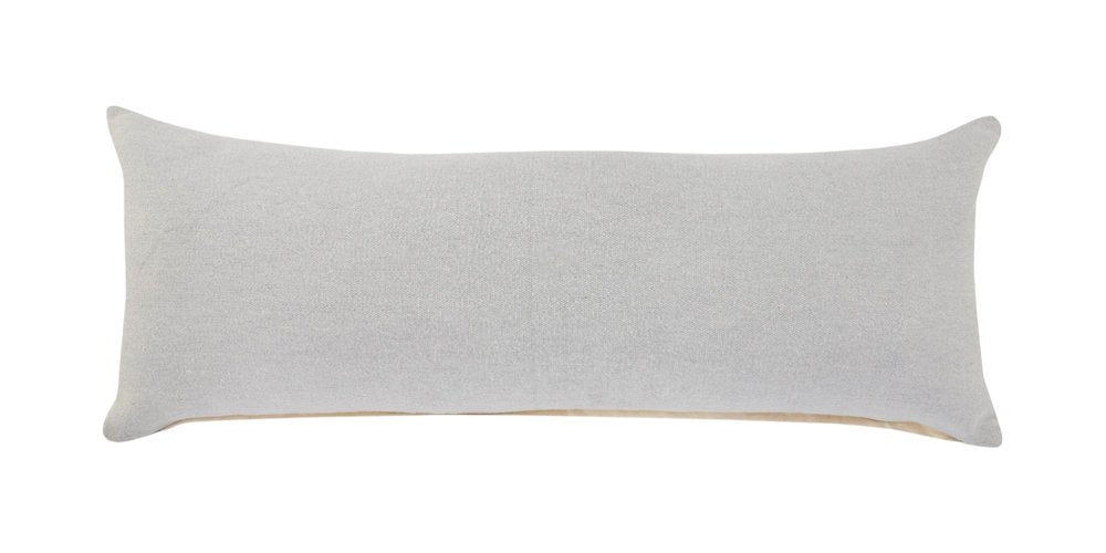 20" Gray Cotton Throw Pillow