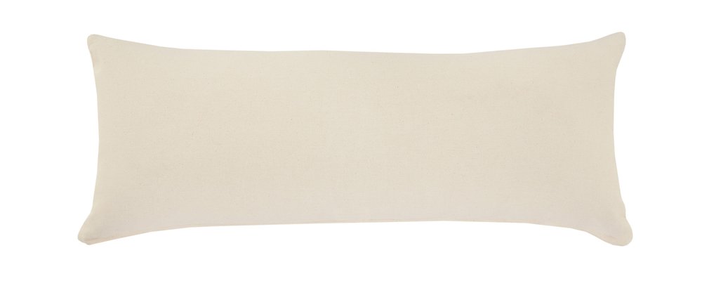 20" Gray Cotton Throw Pillow