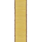 72" Yellow And Natural Cotton And Jute Table Runner